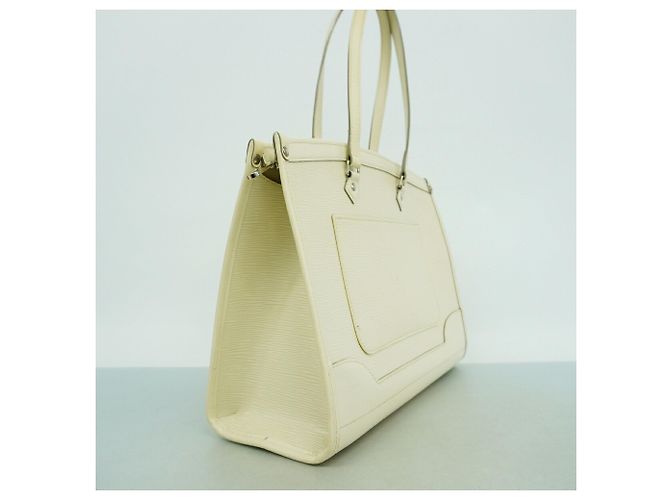 Borsa Tote Louis Vuitton Epi Madeleine GM Bianco sporco - vista 2