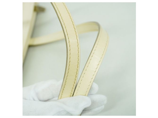 Borsa Tote Louis Vuitton Epi Madeleine GM Bianco sporco - vista 8