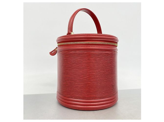 Borsa Vanity Louis Vuitton Epi Cannes Rosso - vista 2