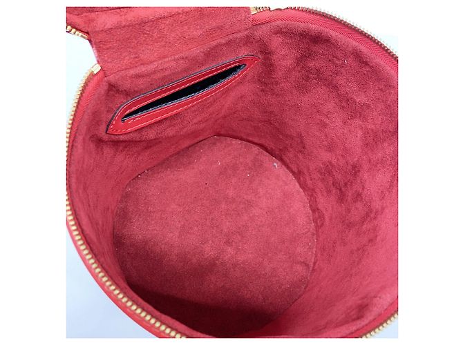 Borsa Vanity Louis Vuitton Epi Cannes Rosso - vista 4