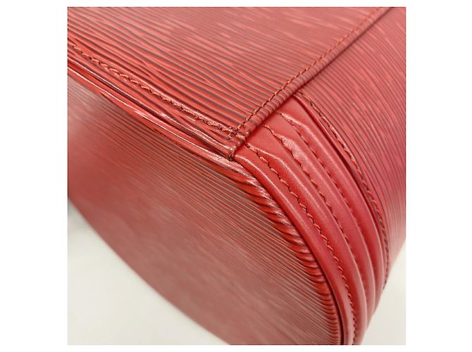 Borsa Vanity Louis Vuitton Epi Cannes Rosso - vista 7