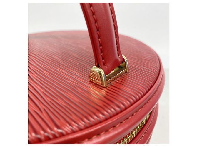 Borsa Vanity Louis Vuitton Epi Cannes Rosso - vista 8