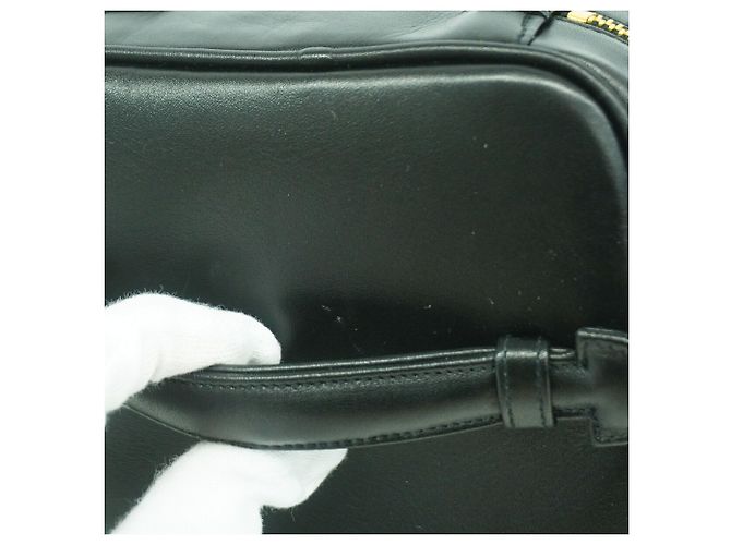 Borsa Vanity Chanel in pelle d'agnello nera Nero - vista 6