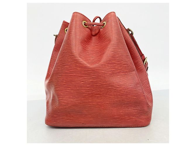 Noe Borsa a tracolla Louis Vuitton Epi Petit Noé Rosso - vista 10