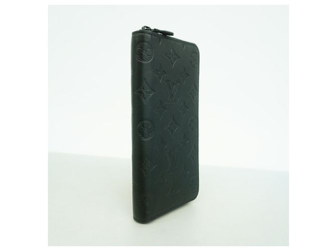 Louis Vuitton Monogram Shadow Zippy Wallet Black - view 2