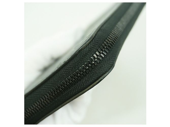 Louis Vuitton Monogram Shadow Zippy Wallet Black - view 6