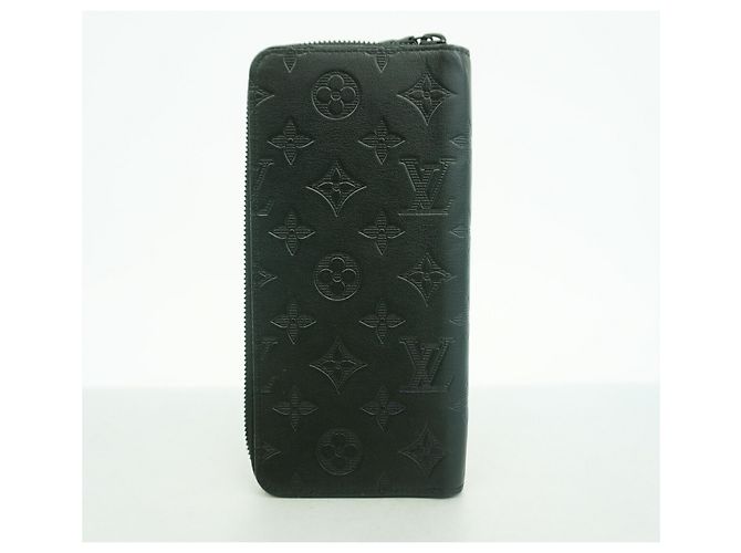 Louis Vuitton Monogram Shadow Zippy Wallet Black - view 8