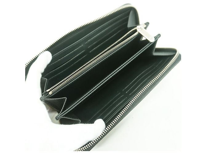 Cartera Zippy Louis Vuitton Mahina Negro - vista 3