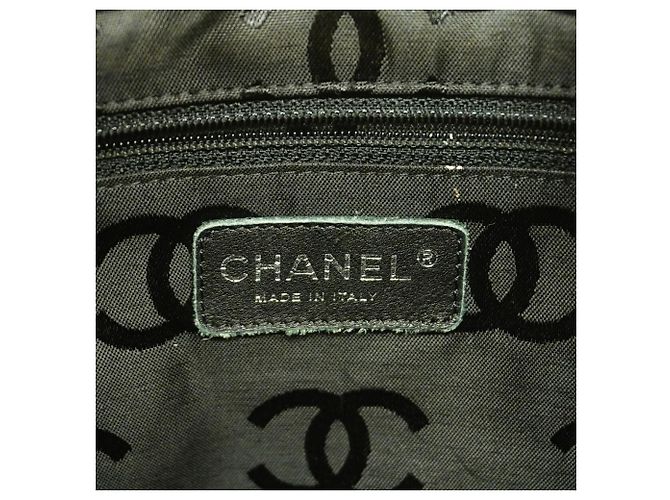 Chanel Cambon Tote Bag aus Lammleder Schwarz Beige - Ansicht 5