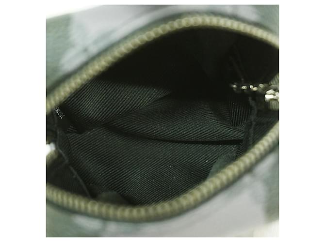 Louis Vuitton Monogram Eclipse Keyring Brown Black - view 4