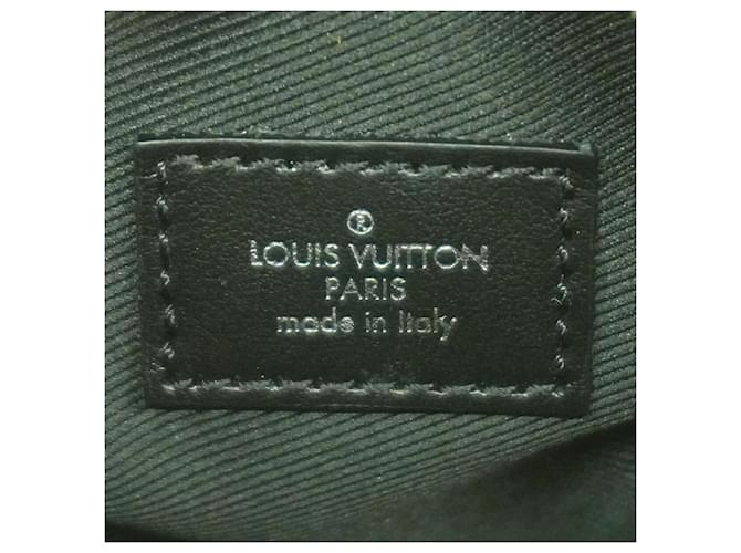 Louis Vuitton Monogram Eclipse Keyring Brown Black - view 5