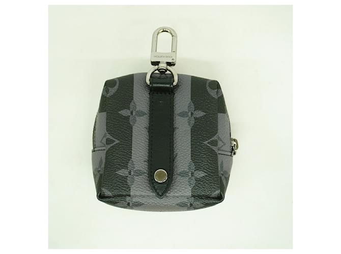 Louis Vuitton Monogram Eclipse Keyring Brown Black - view 8