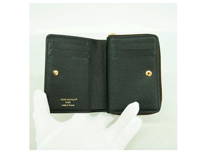 Louis Vuitton Monogram Giant Reverse Portefeuille Lou Wallet Marrone - vista 3