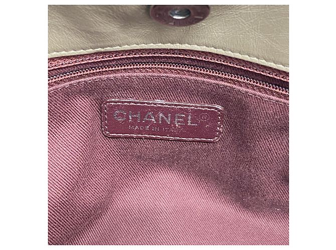 Borsa 2-Way Chanel Portobello in pelle e tweed Marrone - vista 5