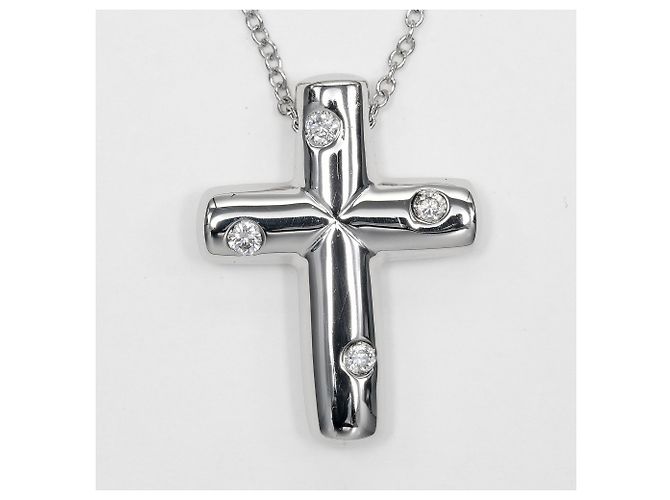 Collana Croce Dots Tiffany & Co. Argento - vista 7