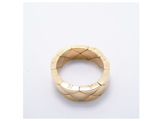 Anello Chanel Matelassé in oro giallo 18K - vista 3