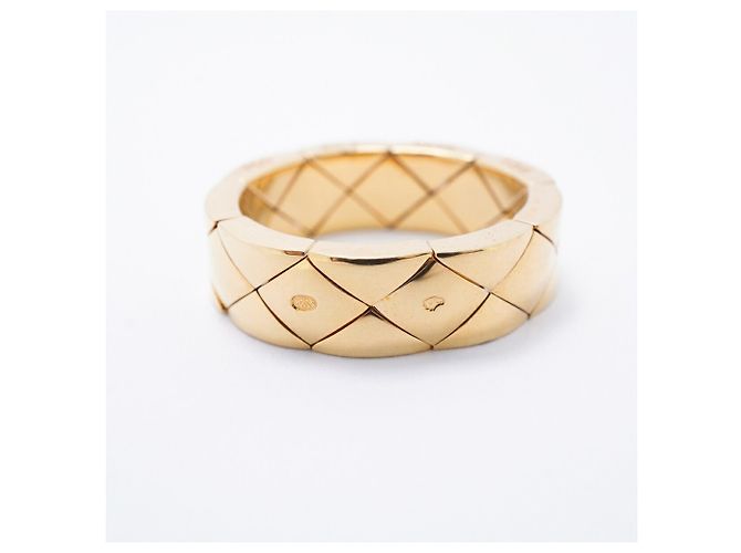 Anello Chanel Matelassé in oro giallo 18K - vista 6