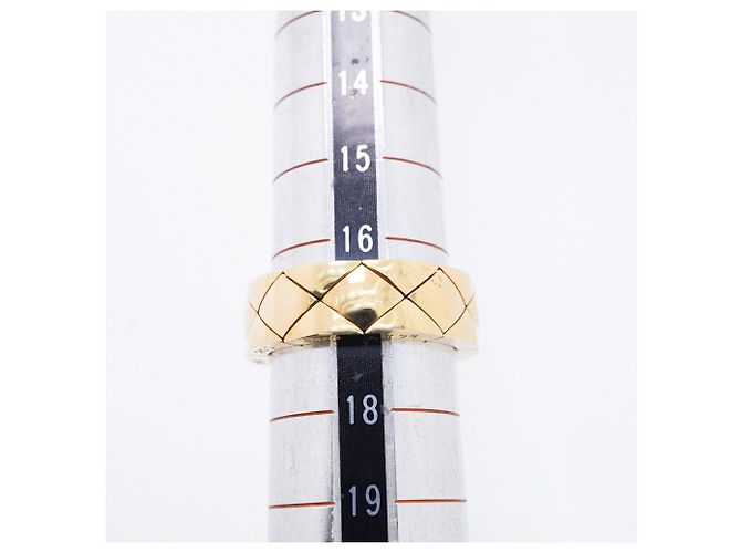Anello Chanel Matelassé in oro giallo 18K - vista 7