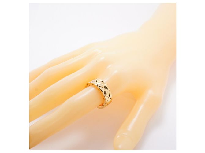 Anello Chanel Matelassé in oro giallo 18K - vista 8