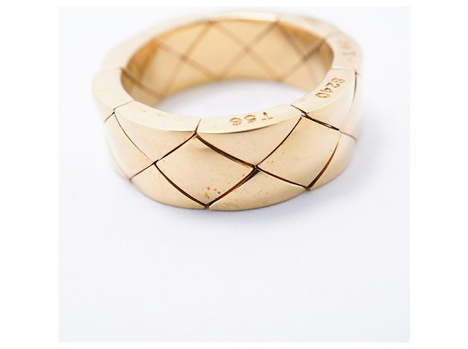 Anello Chanel Matelassé in oro giallo 18K - vista 9