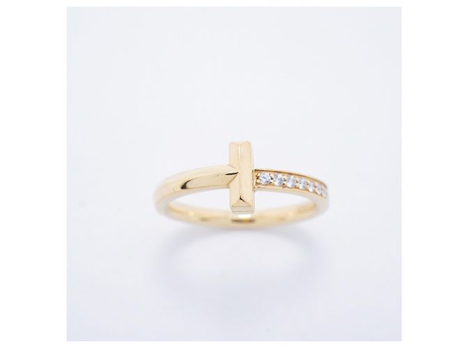 Anello Tiffany & Co. T One in oro giallo 18K - vista 2