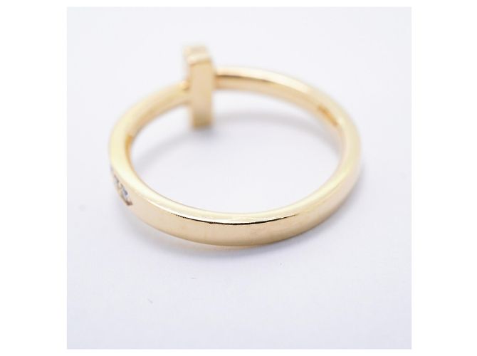 Anello Tiffany & Co. T One in oro giallo 18K - vista 8