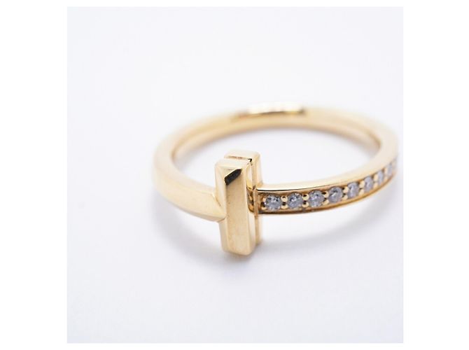 Anello Tiffany & Co. T One in oro giallo 18K - vista 9
