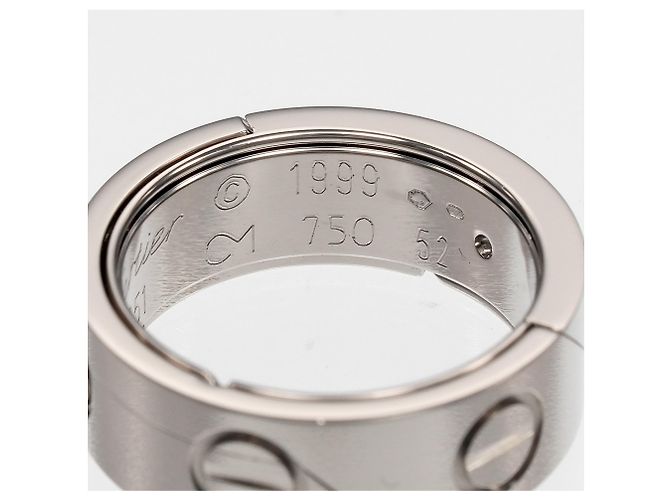 Anello Cartier Astro Love Bianco - vista 5