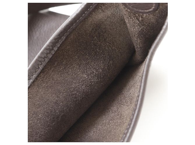 Hermès Borsa a tracolla Hermes Evelyne 1GM Marrone - vista 6