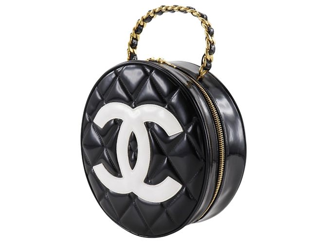 Chanel Vanity Handtasche Schwarz - Ansicht 2
