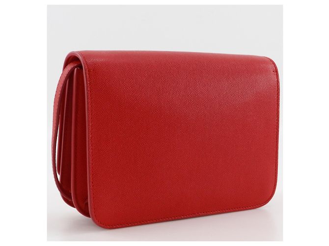Borsa a tracolla Burberry Small Grainy TB Rosso - vista 3