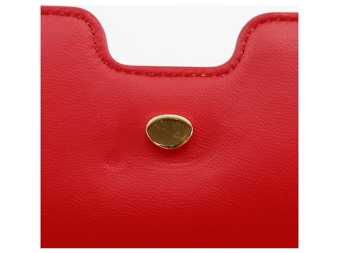 Borsa a tracolla Burberry Small Grainy TB Rosso - vista 7