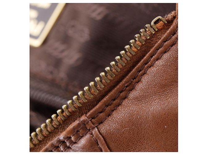 Prada PRADA Logo Handtasche Braun - Ansicht 10