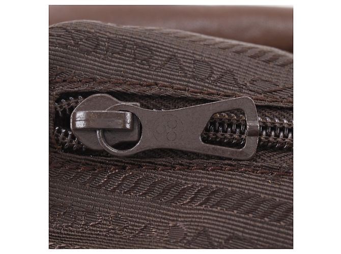 Prada PRADA Logo Handtasche Braun - Ansicht 12