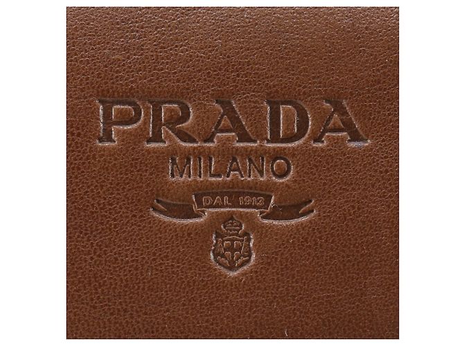 Prada PRADA Logo Handtasche Braun - Ansicht 15