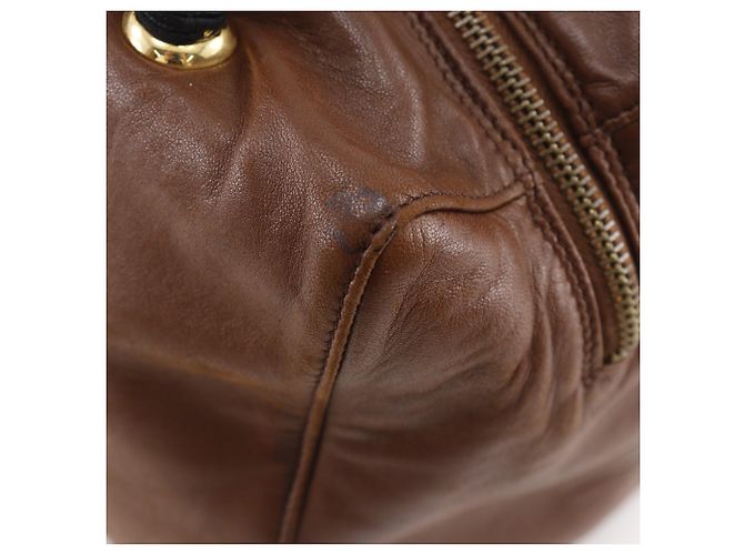 Prada PRADA Logo Handtasche Braun - Ansicht 9
