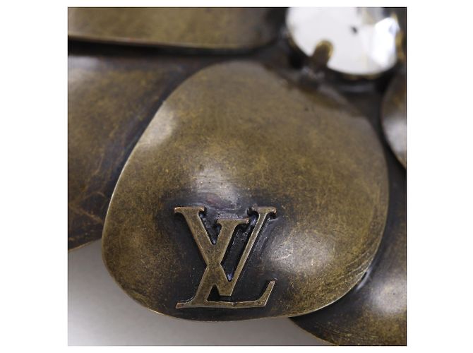 Spilla Fiore in Cristallo Louis Vuitton Bronzo - vista 10