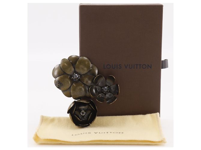 Spilla Fiore in Cristallo Louis Vuitton Bronzo - vista 11
