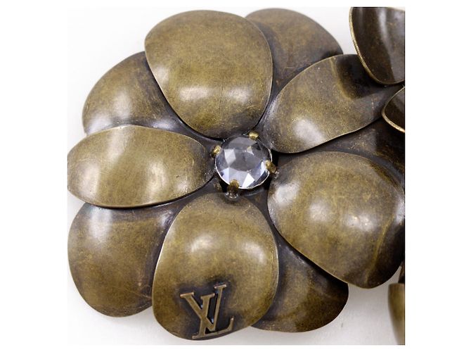 Spilla Fiore in Cristallo Louis Vuitton Bronzo - vista 8