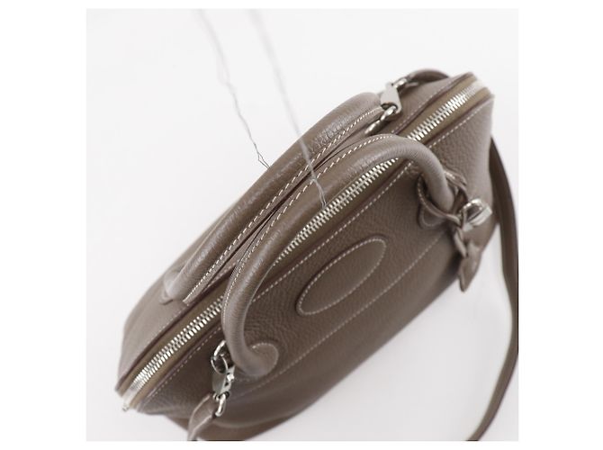 Hermès Borsa a mano Hermes Bolide Marrone - vista 5