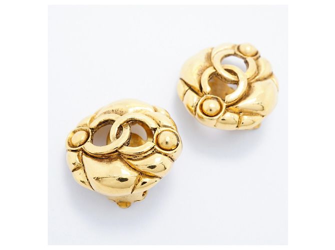 Timeless Orecchini a clip Chanel placcati oro D'oro - vista 2