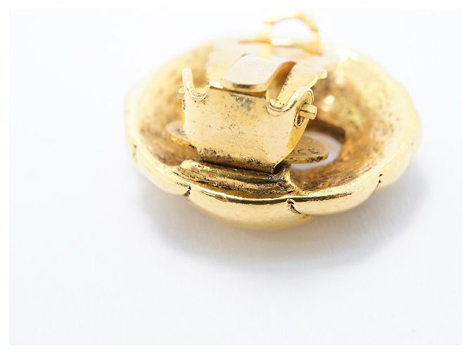 Timeless Orecchini a clip Chanel placcati oro D'oro - vista 6