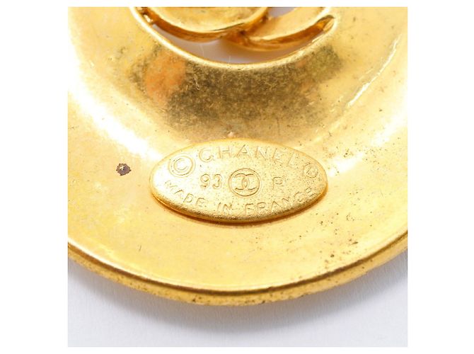 Orecchini a clip Chanel Gold D'oro - vista 4