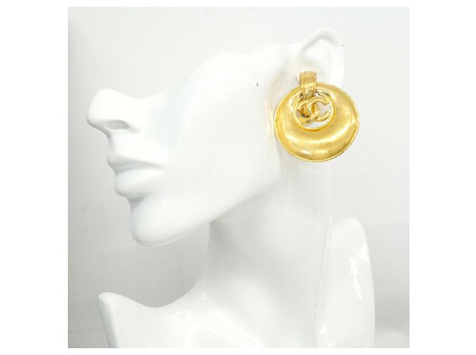 Orecchini a clip Chanel Gold D'oro - vista 5