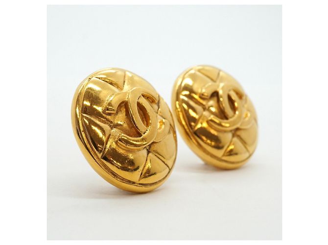 Orecchini a clip Chanel placcati oro D'oro - vista 2