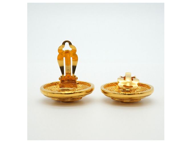 Orecchini a clip Chanel placcati oro D'oro - vista 3