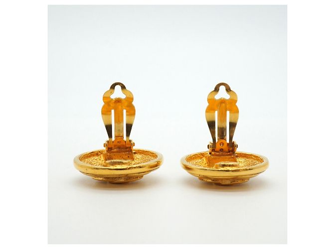 Orecchini a clip Chanel placcati oro D'oro - vista 9