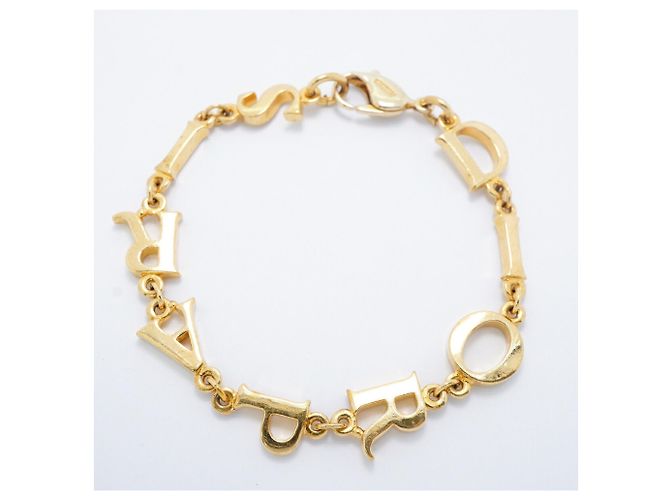 Bracciale con charm placcato oro Christian Dior D'oro - vista 3
