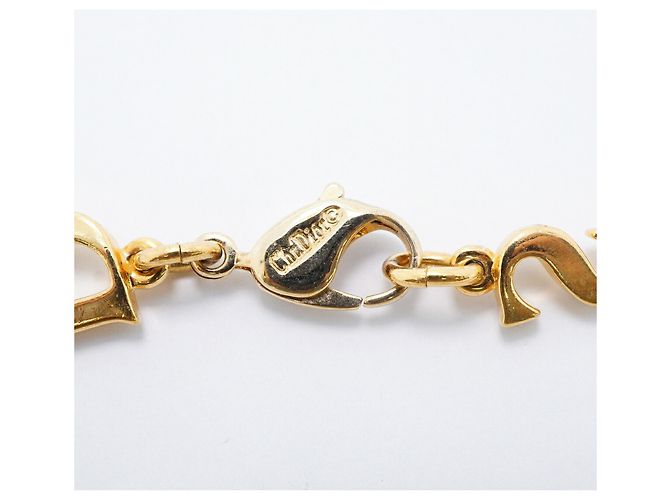 Bracciale con charm placcato oro Christian Dior D'oro - vista 4