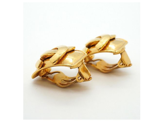 Orecchini a clip Chanel placcati oro D'oro - vista 2